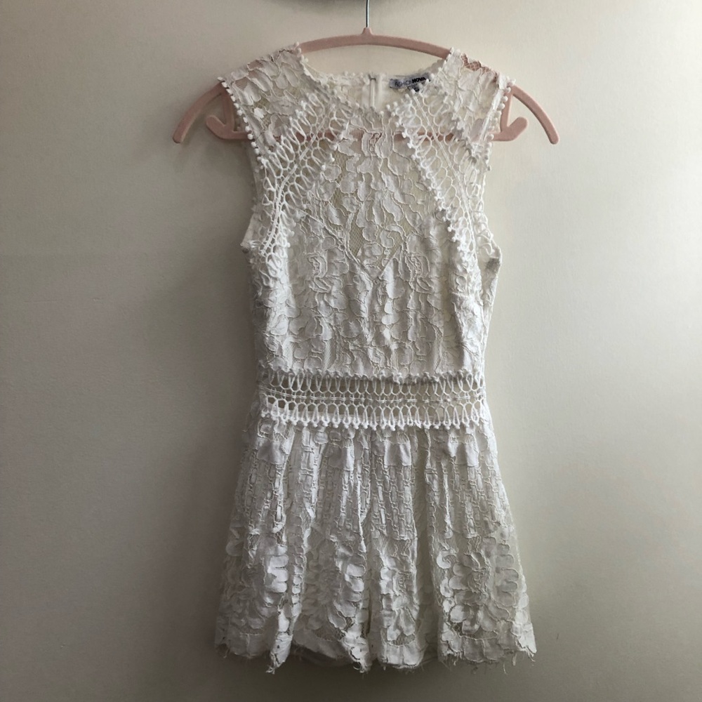 Fashion Nova White Romper